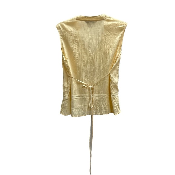 SOLD 🔴 Conrad lace embroidered vest top size 16 beige tan vintage - Picture 4 of 14